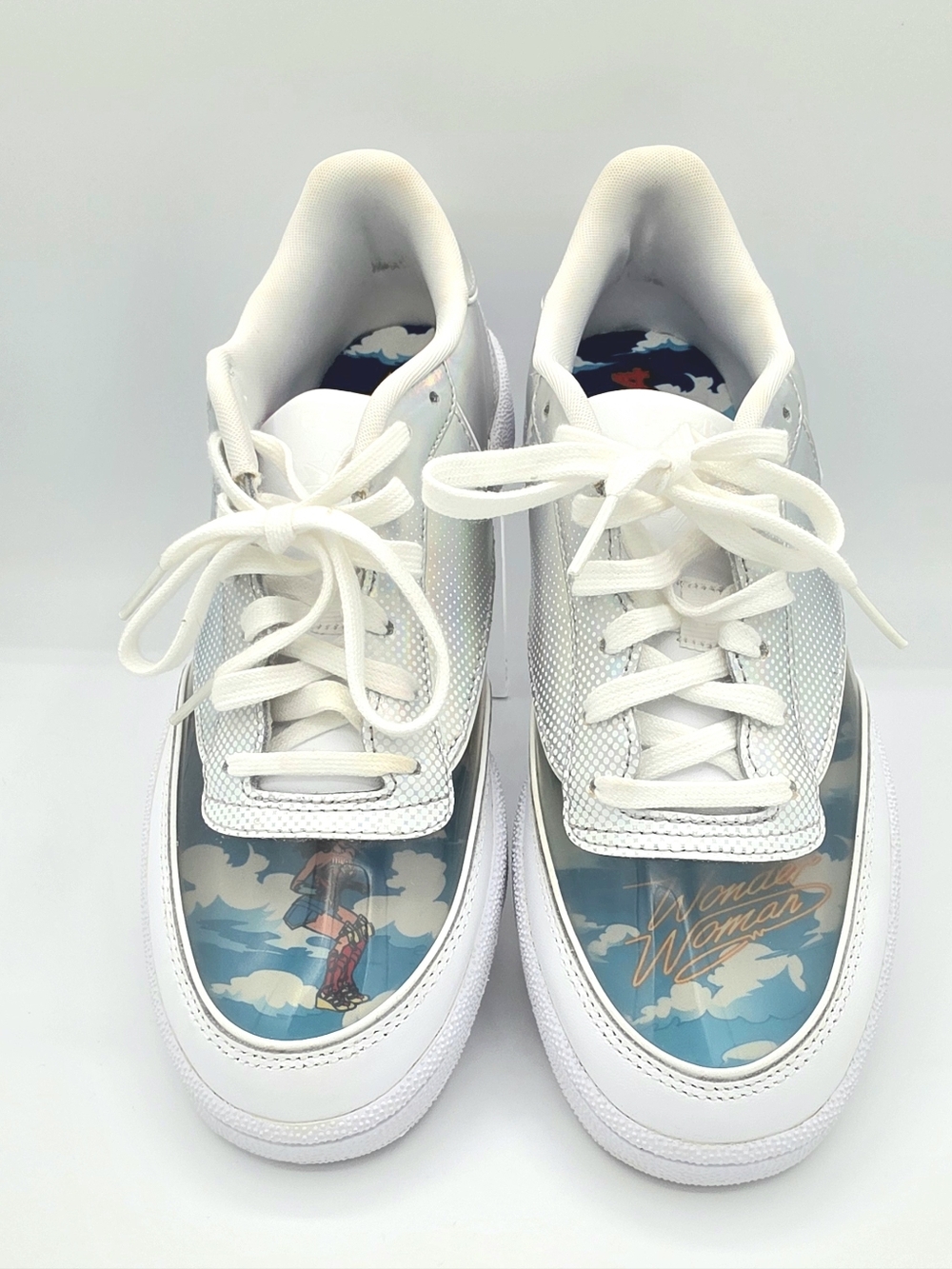 Size 8.5 Reebok Club‎ C 85 x Wonder Woman 1984 'Invisible, Leather & Synthetic